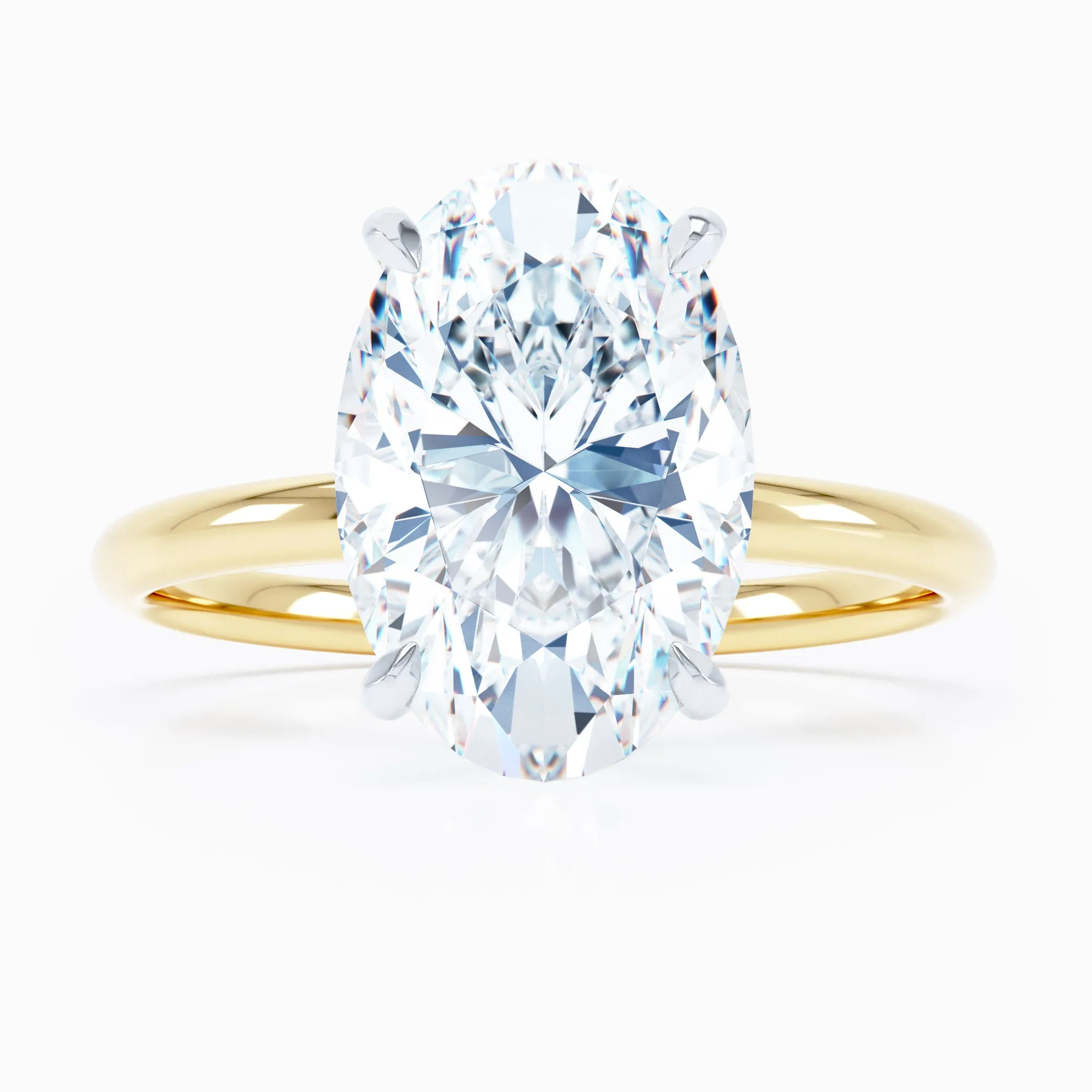 Perfect Solitaire - Oval Engagement Ring