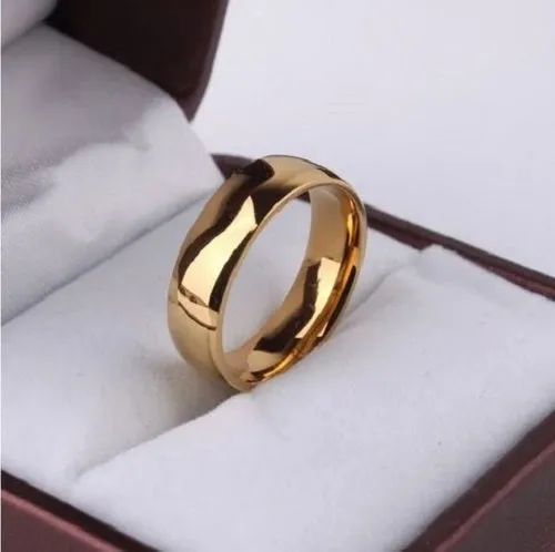 Personalized Men's Gold Wedding Ring - Engraved Men's Ring Handwriting Ring