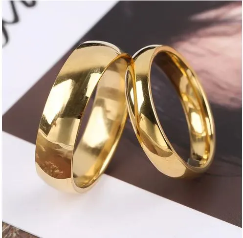 Personalized Men's Gold Wedding Ring - Engraved Men's Ring Handwriting Ring