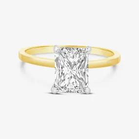 Preset 1.81CT Radiant Diamond Engagement Ring