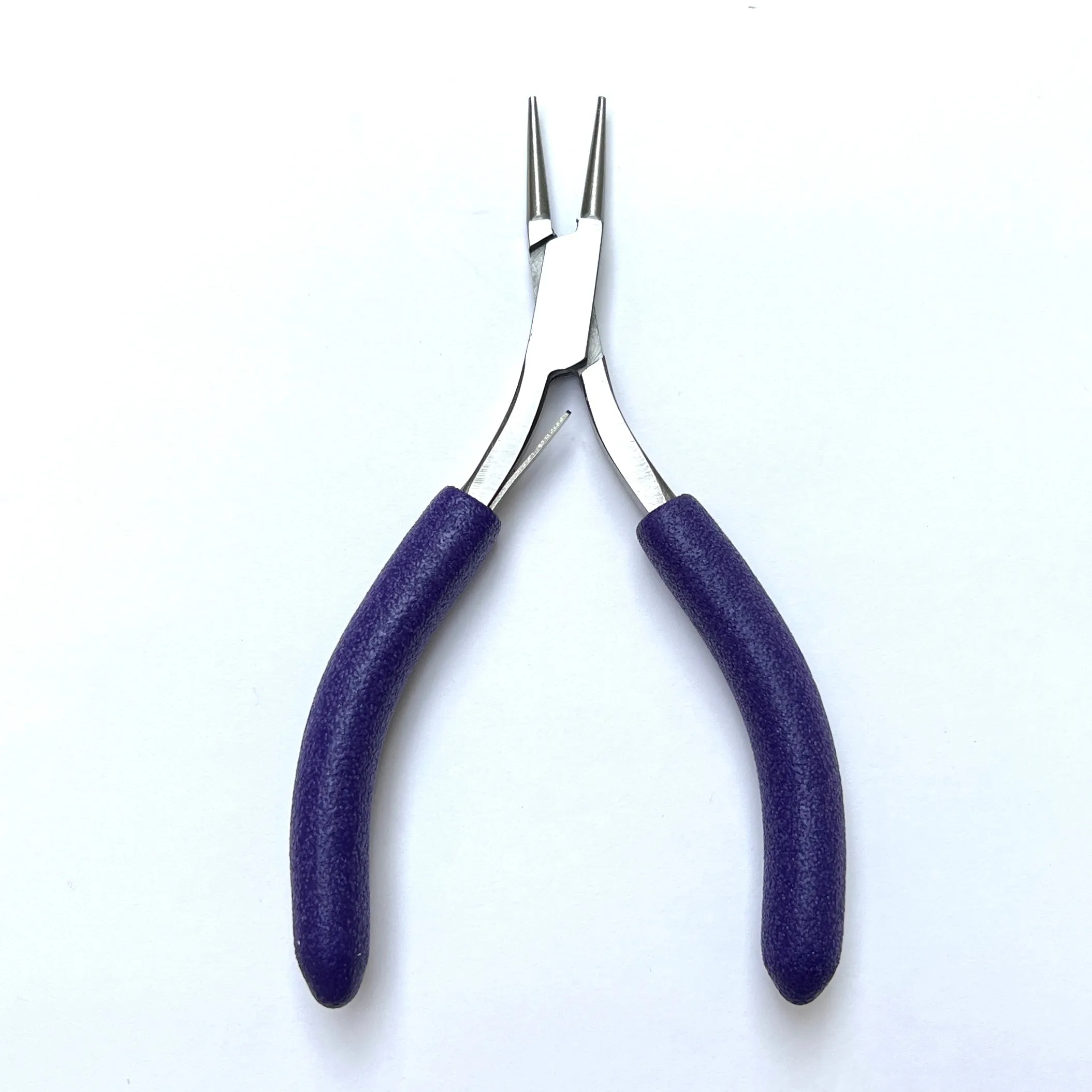 Purple Handle Round Nose Pliers