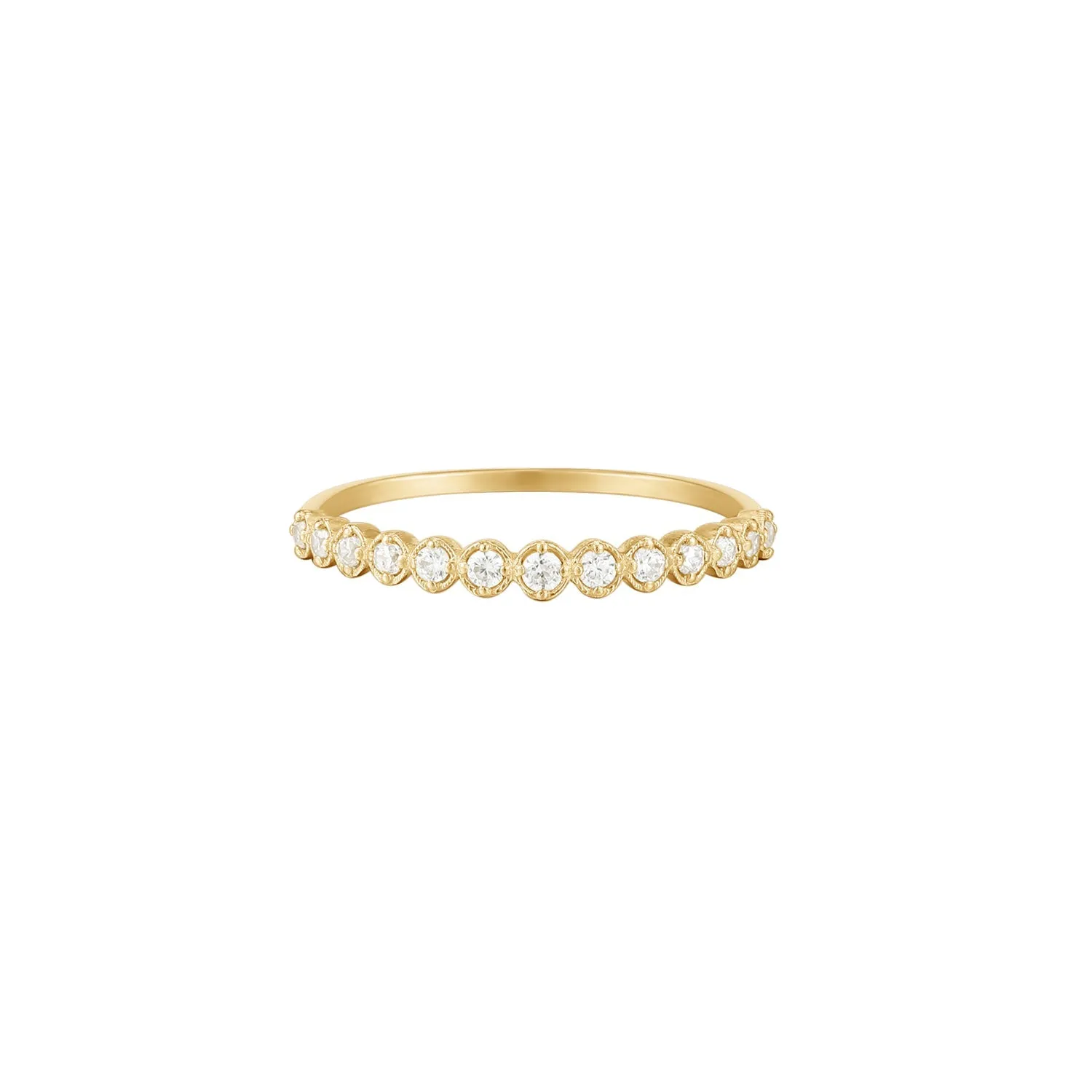 RION x Buddha Jewelry Imogen Finger Ring - White Sapphire