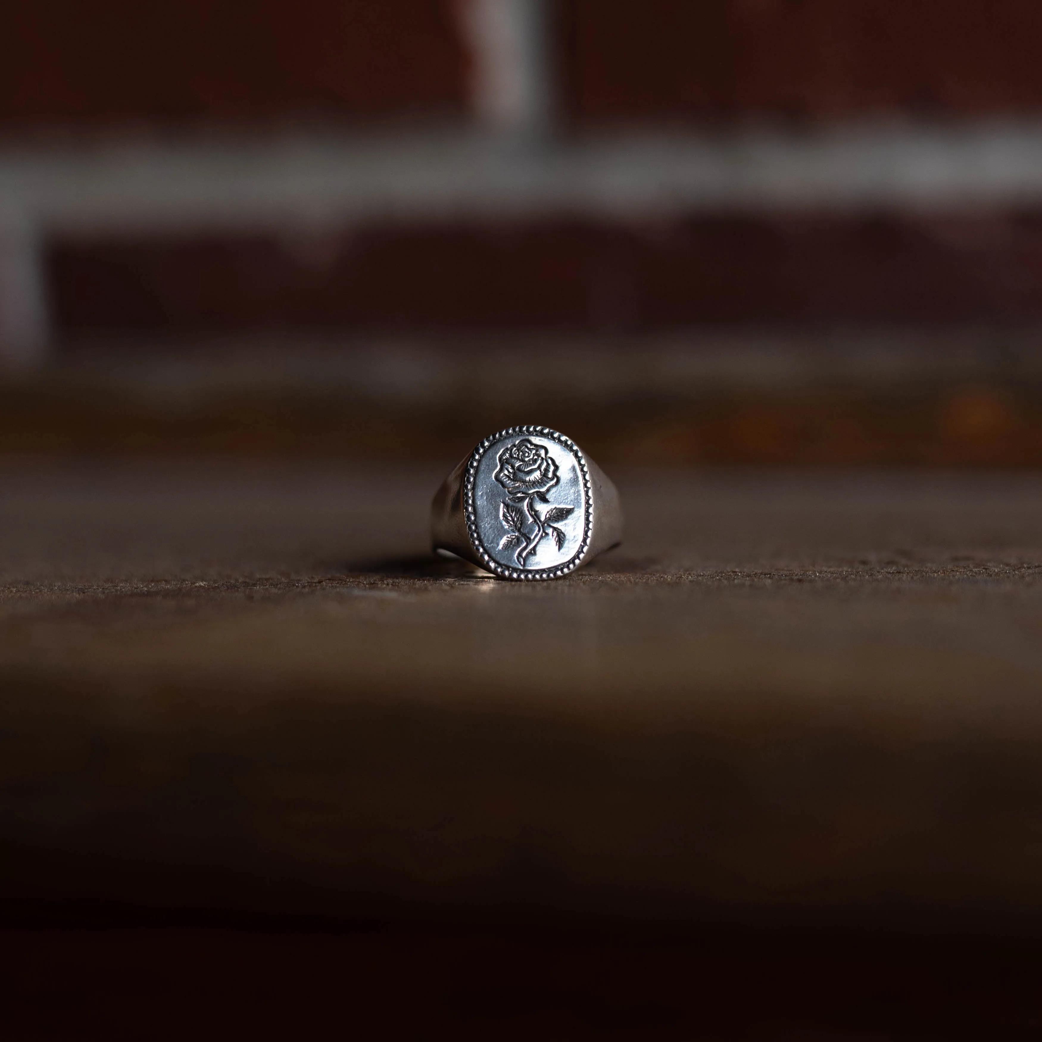 Rose Signet Ring