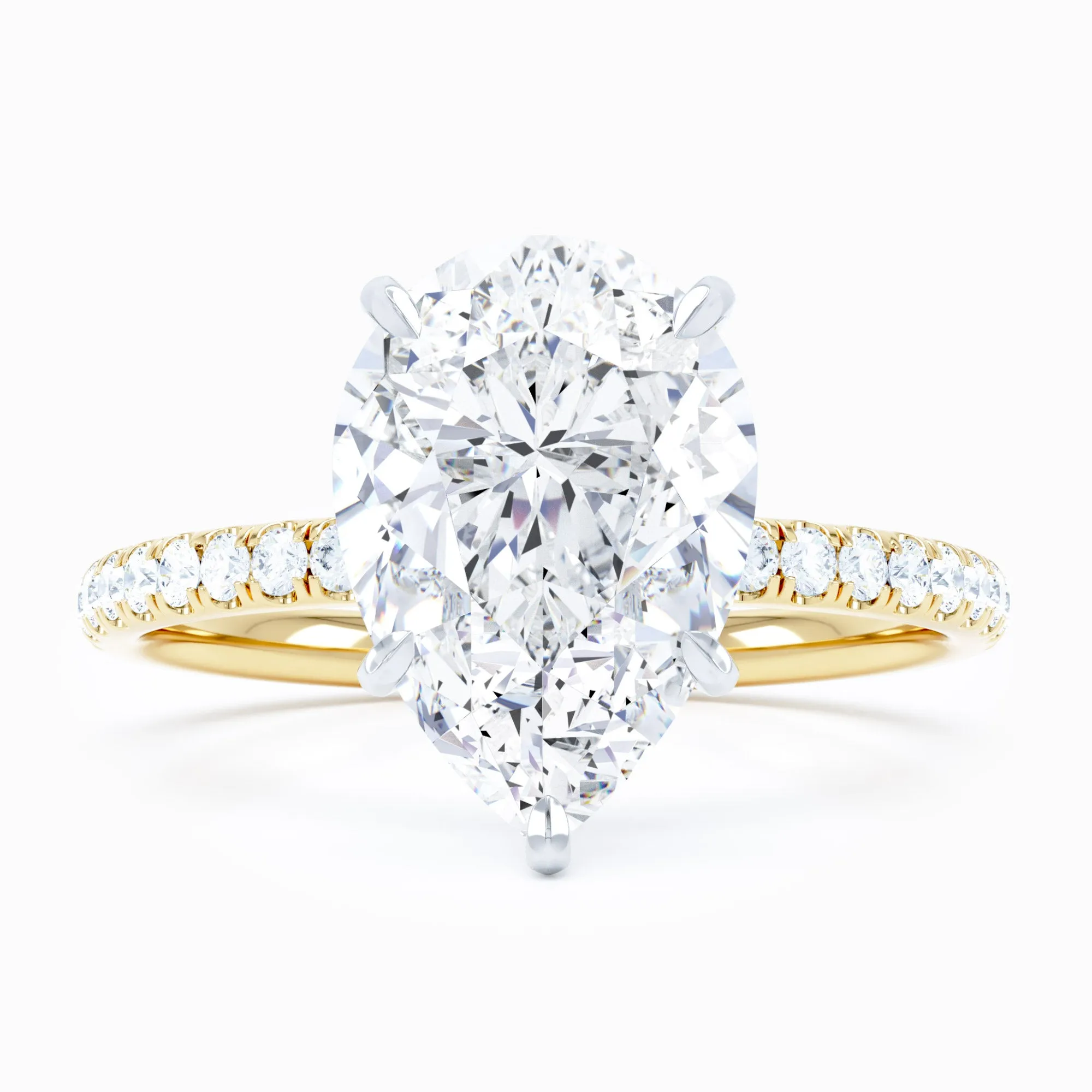 Salute - Pear Engagement Ring