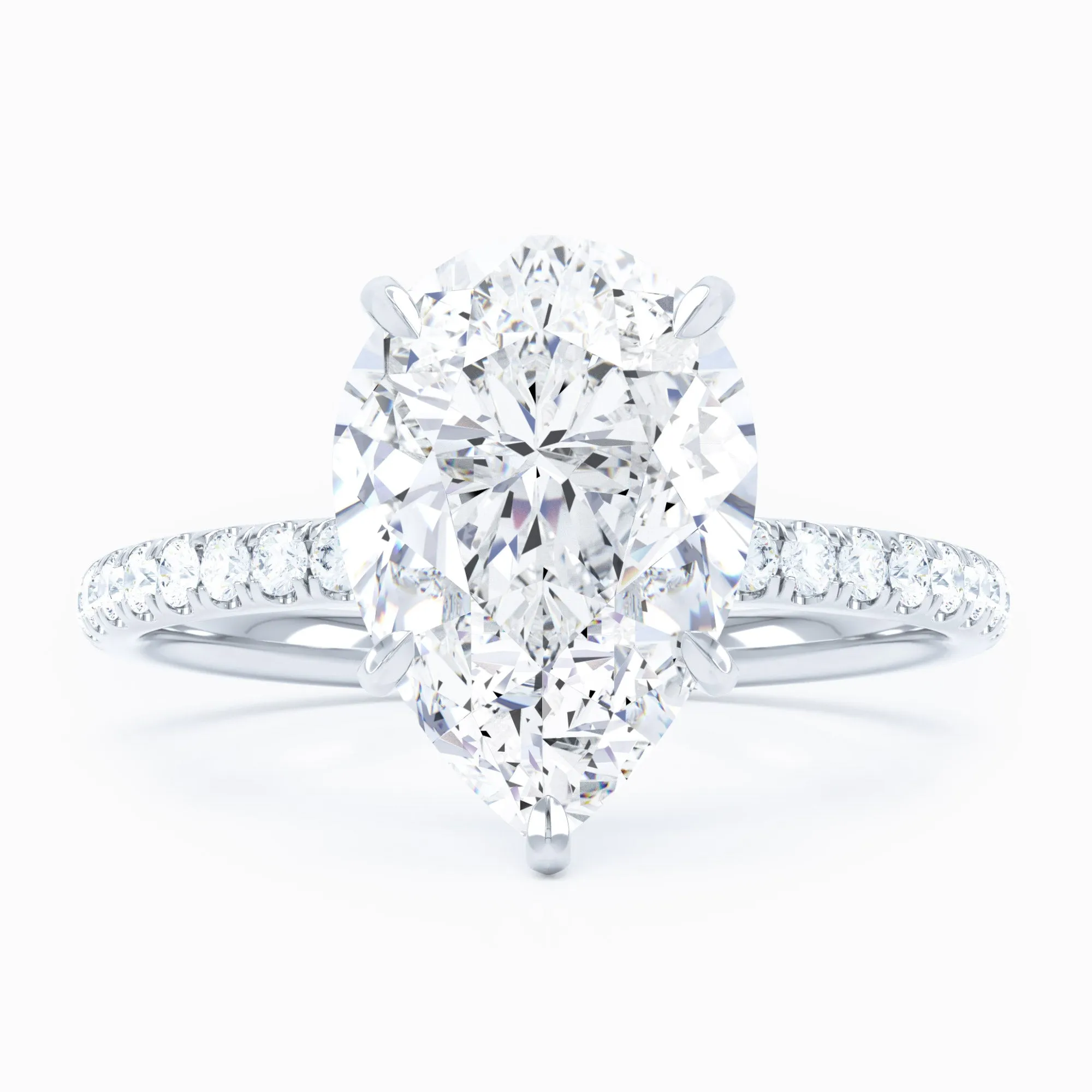 Salute - Pear Engagement Ring