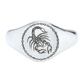 Scorpion Signet Ring