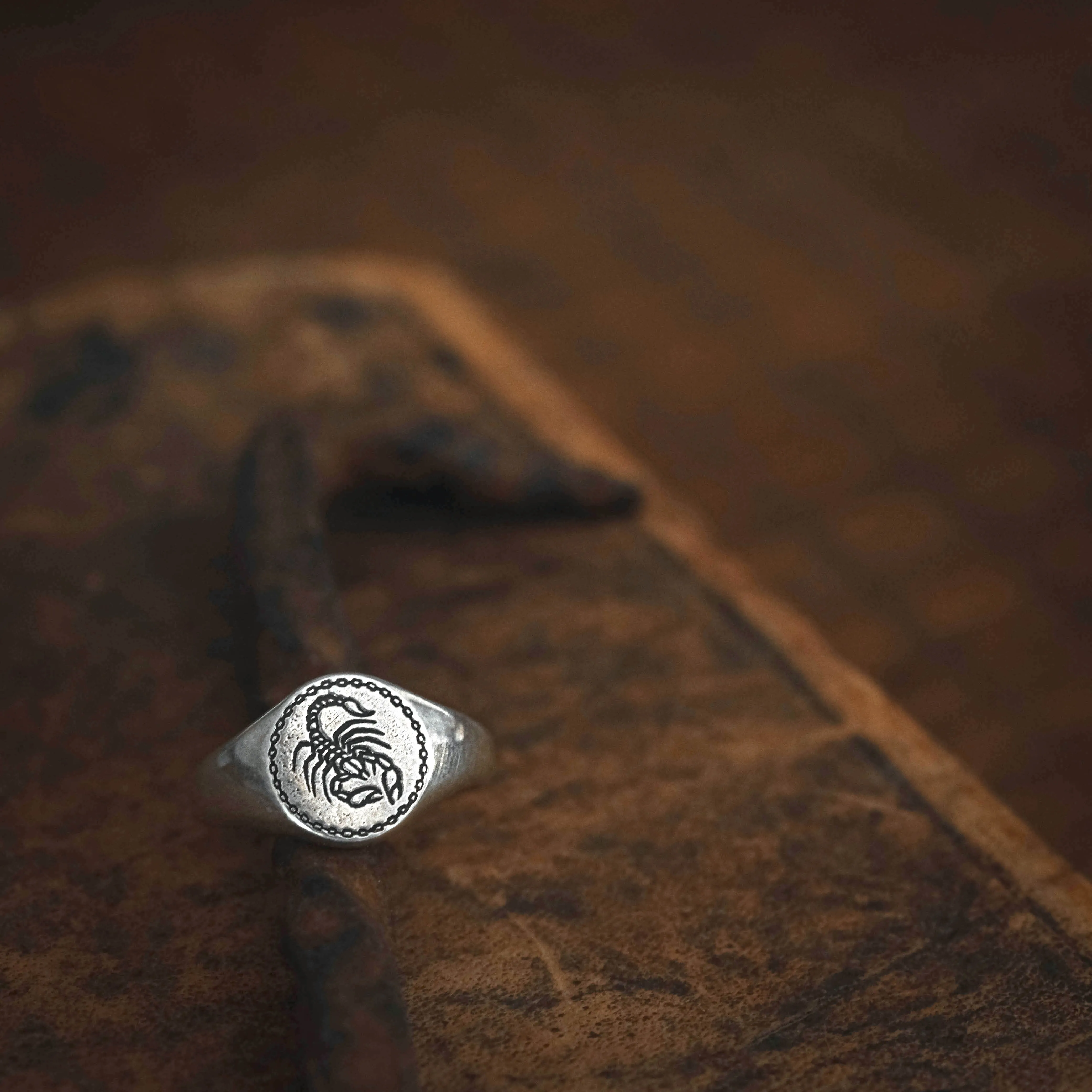 Scorpion Signet Ring