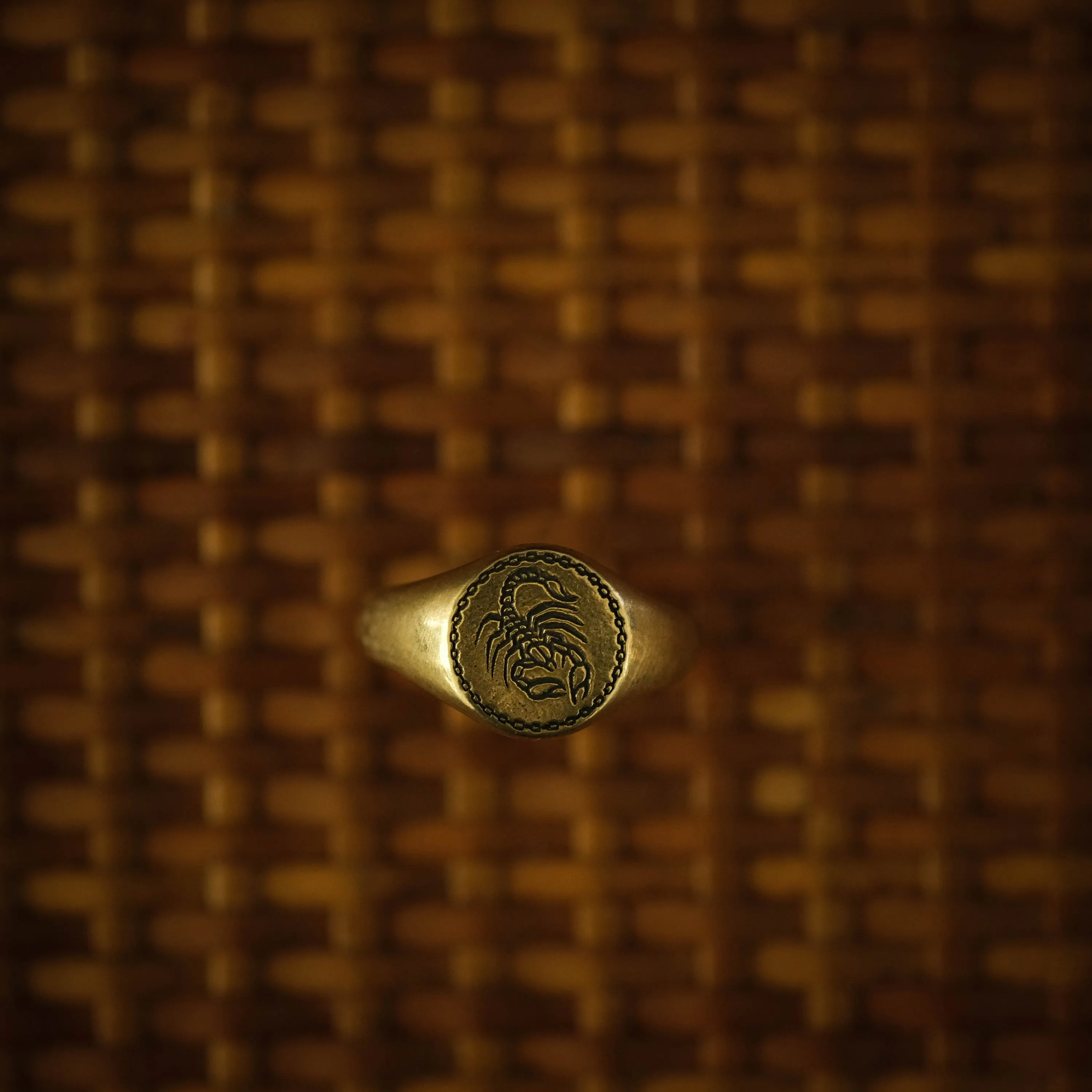 Scorpion Signet Ring