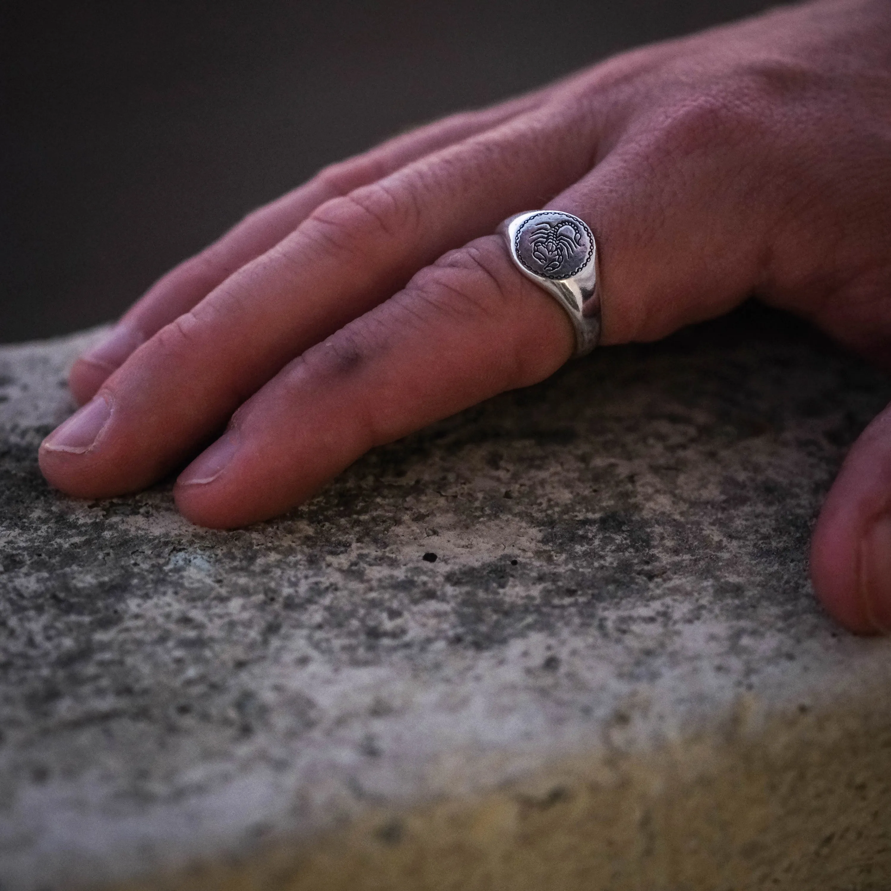 Scorpion Signet Ring