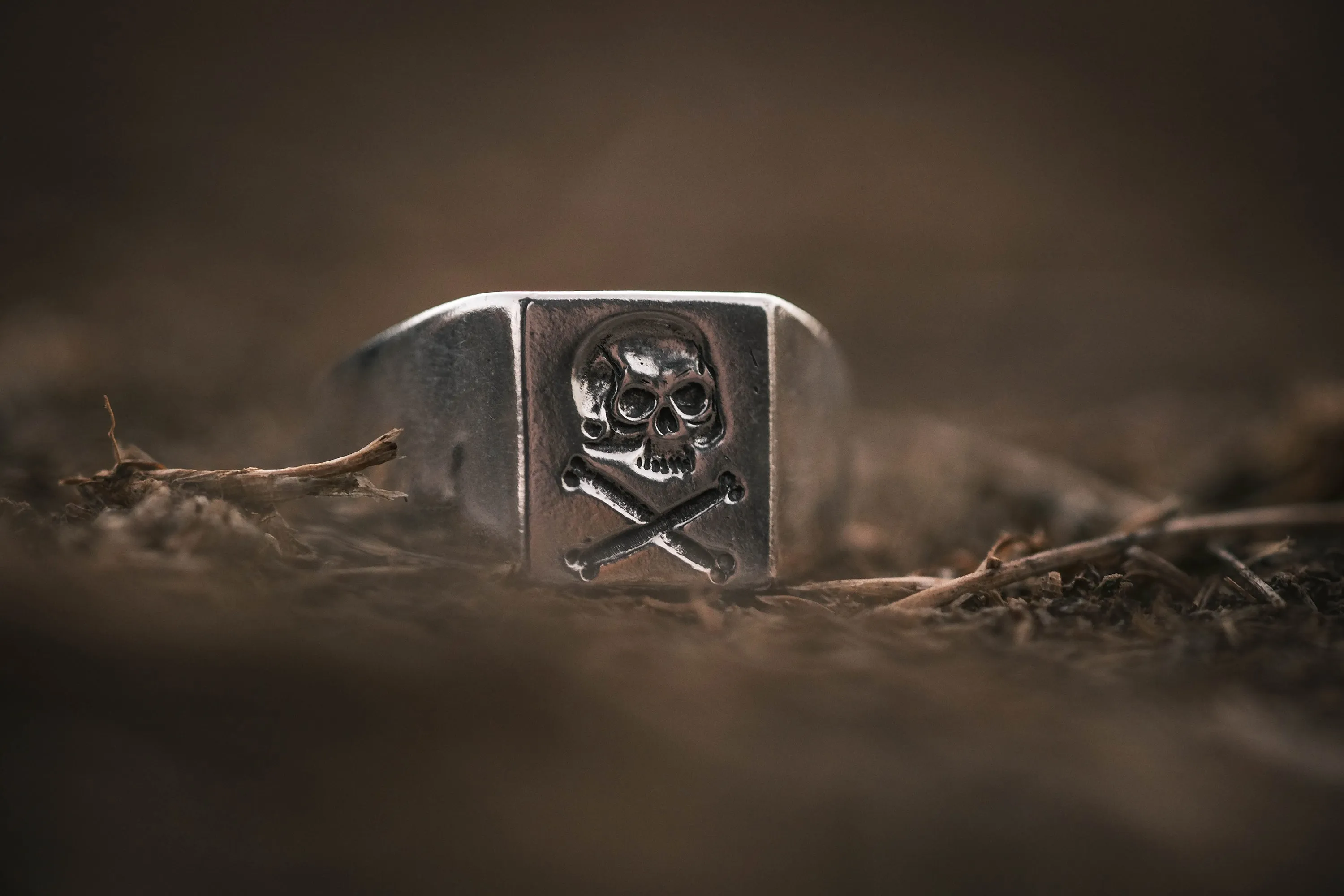 Skull Signet Ring