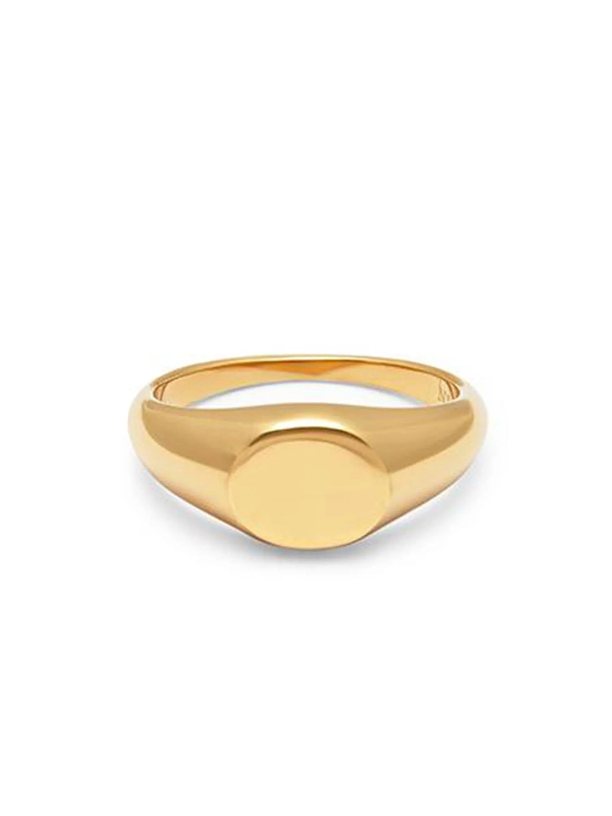 Skyfall Mini Signet Ring in Gold