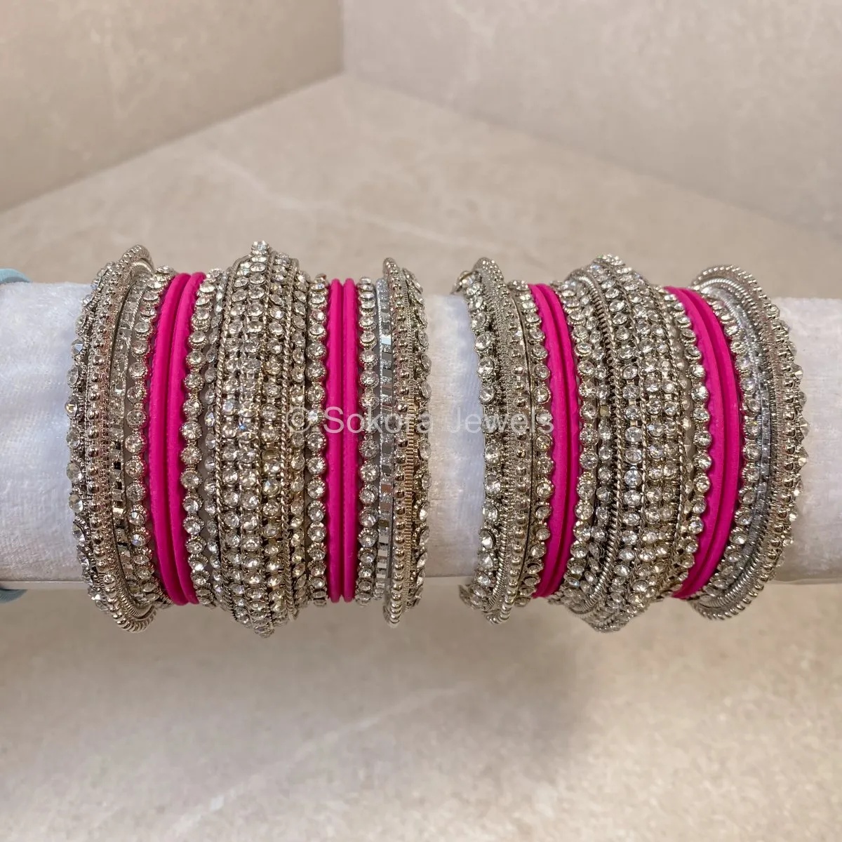 (Slightly less than perfect) Clearance Bangle Set with Extra Colours - 2.4