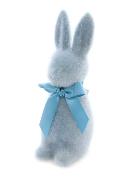 Small Flocked Nose Bunny (10 colors)