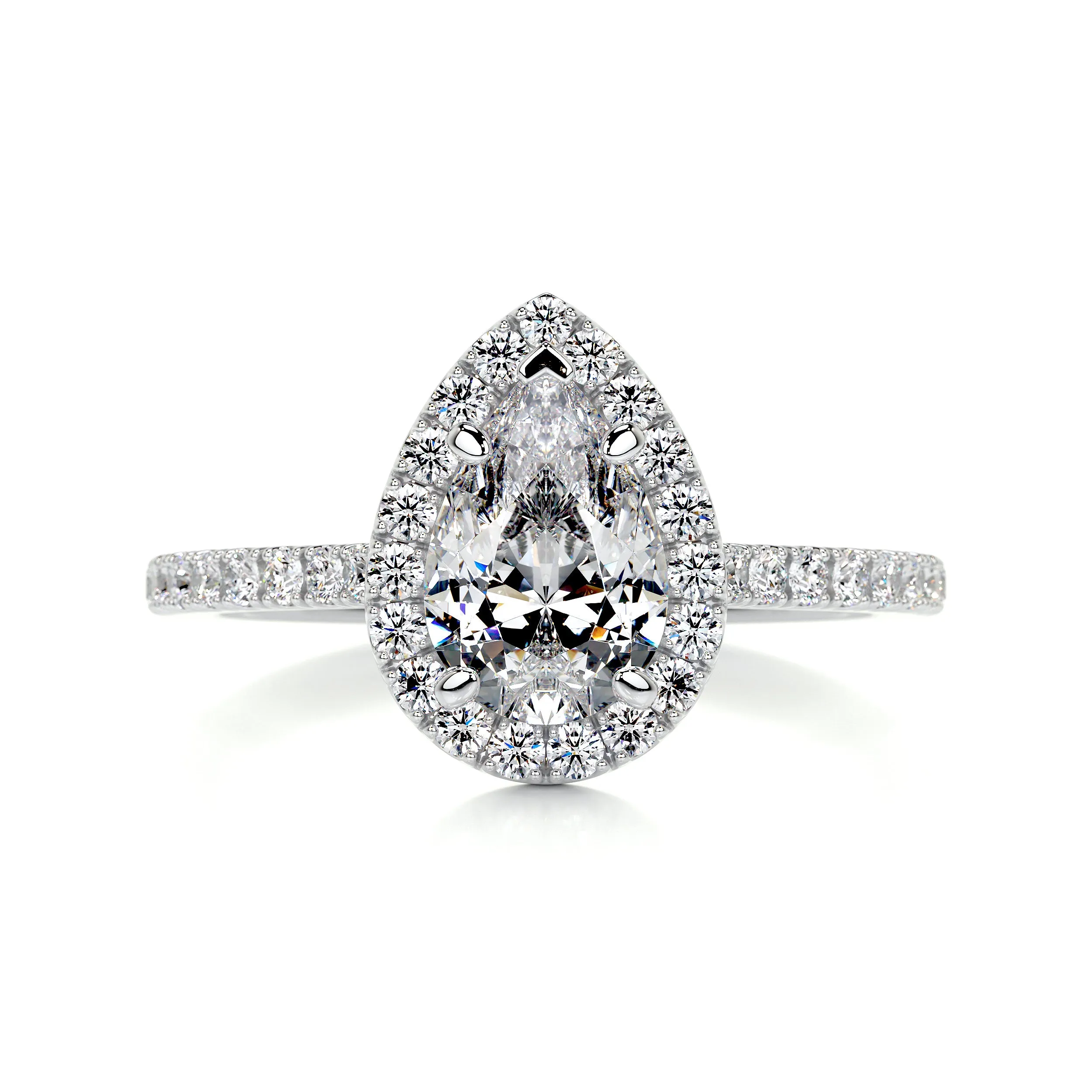 Sophia Diamond Engagement Ring -18K White Gold