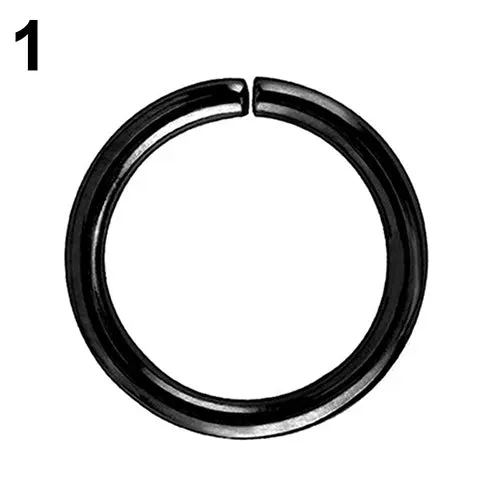 Steel Thin Small Hoop Nose Ring