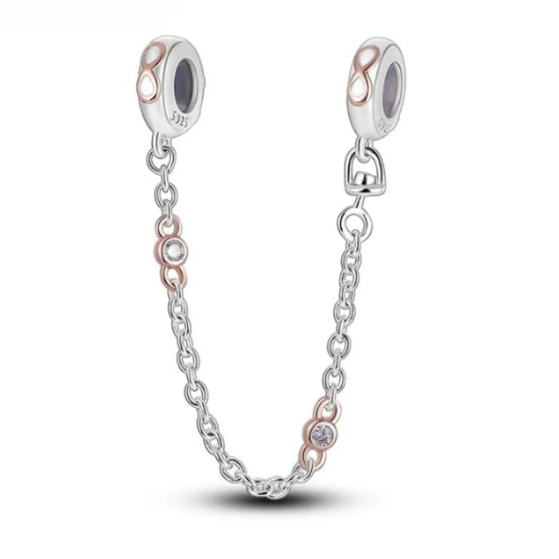 Sterling Silver Pandora Charm Chain Jewelry For Women