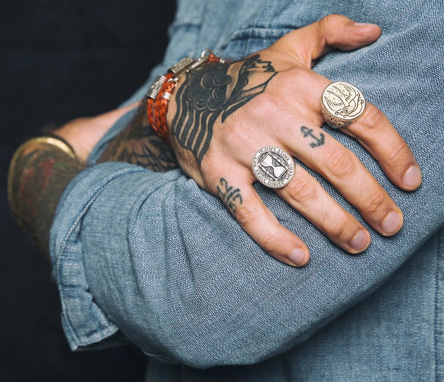 Swallow Signet Ring