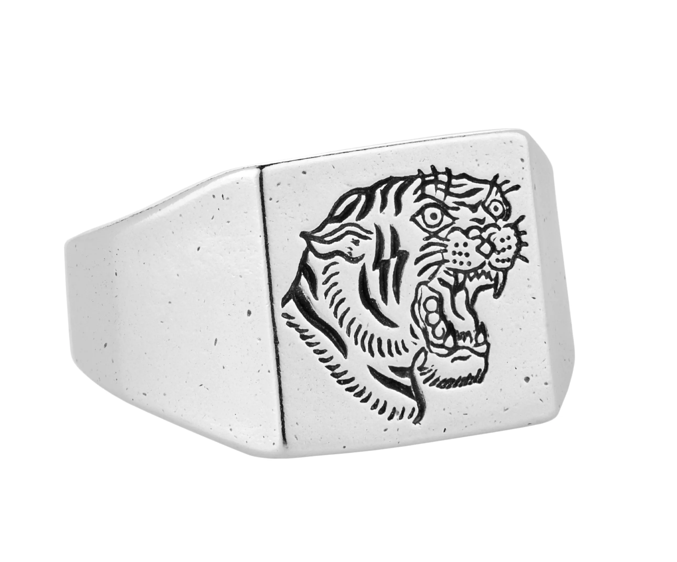 Tiger Signet Ring