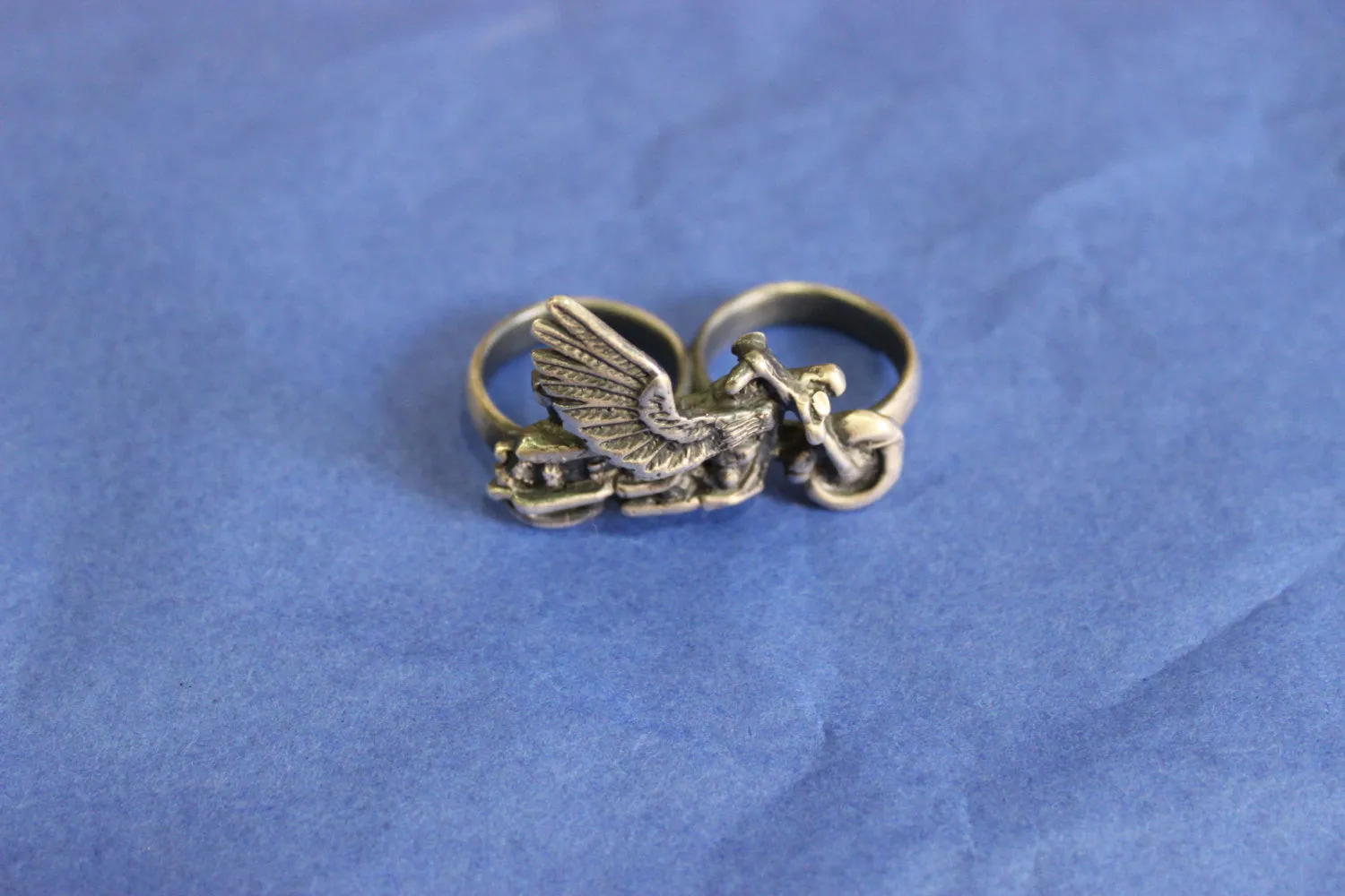 Two Finger Biker Ring