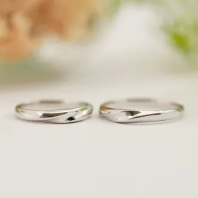 Unique Couple Wedding Ring Set - WM36