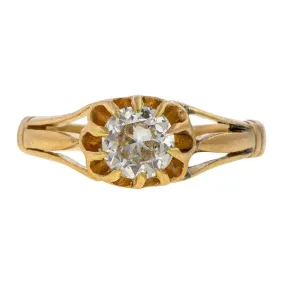 Victorian Engagement Ring, TRB 0.51ct.