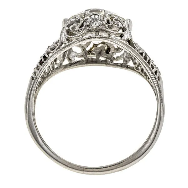 Vintage Engagement Ring, Circular Brilliant 1.86ct.