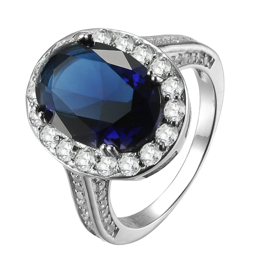 Women's CZ Engagement Bridal Wedding Ring