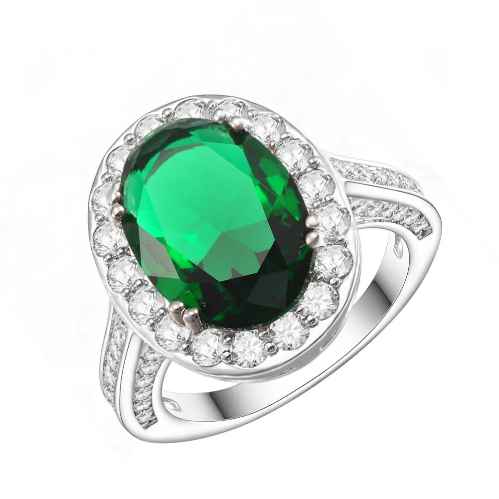 Women's CZ Engagement Bridal Wedding Ring